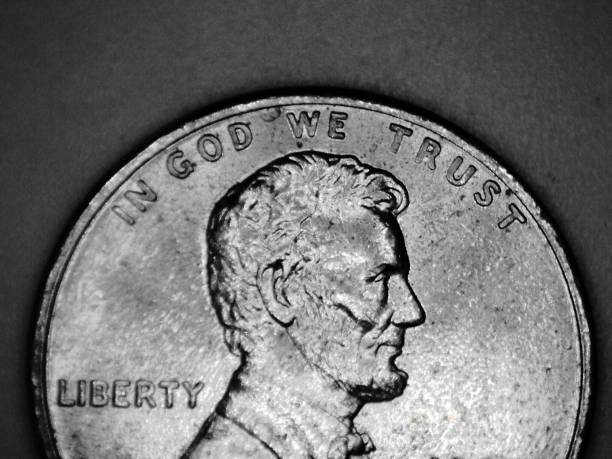 istock Microscopic view of a U.S. penny 694918798