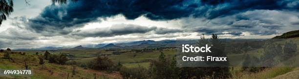 Lanscape Of The Drakensberge Near The City Of Underberg During Bad Weather Conditions Stock Photo - Download Image Now