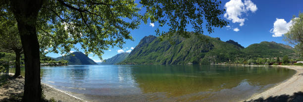 istock Lake Lugano in northern Italy 694935146