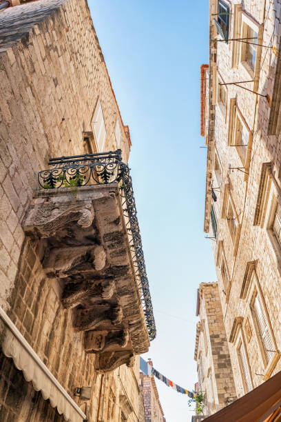 istock Street balcony in Dubrovnik Croatia 694937330