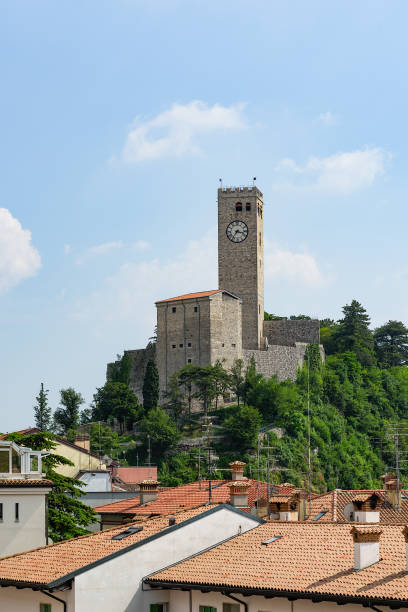 Gemona del Friuli, panorama Gemona del Friuli, panorama gemona del friuli stock pictures, royalty-free photos & images