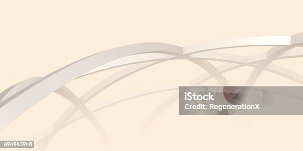 Formal Image Rounded Background With Rounded Geometric Form Stock Illustration - Download ...
