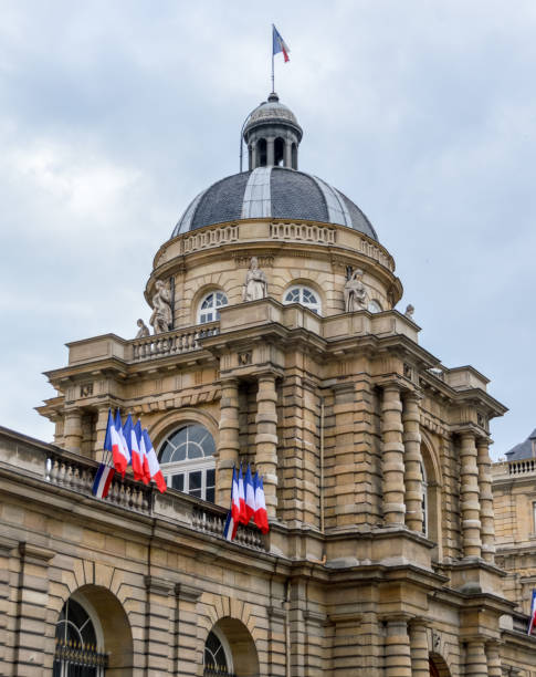 istock Luxembourg Palace and garden in Paris 694944954