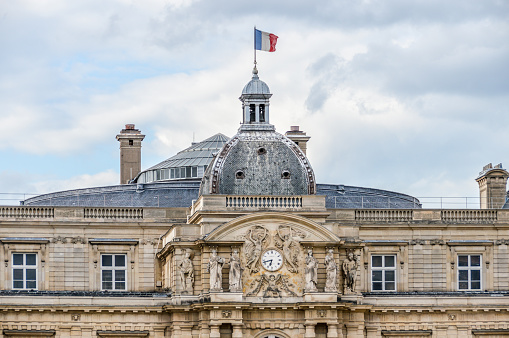 30 July 2019, Versailles, France: Administration and city hall building in Versailles