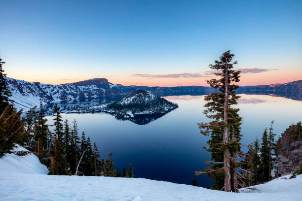 Crater Lake, Oregon - US State, Lake, Memorial weekend, Caldera