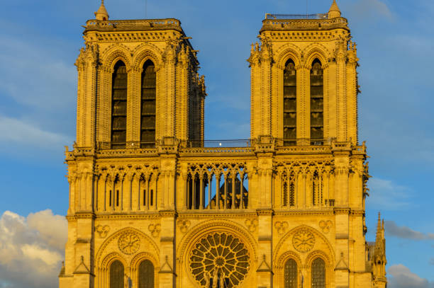 istock Notre Dame Cathedral in Paris 694985634