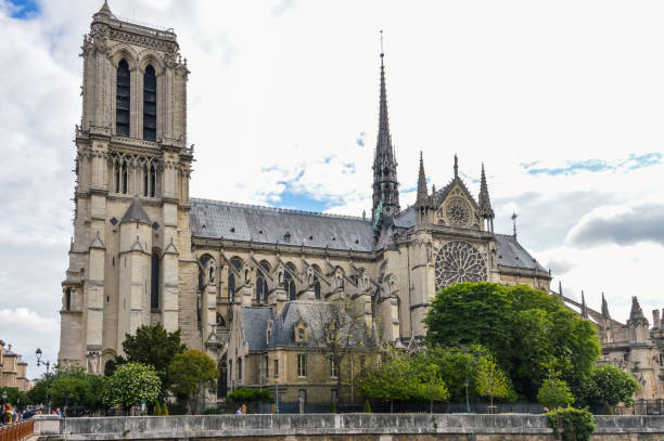 istock Notre Dame Cathedral in Paris 694985656