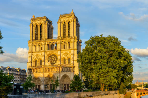 istock Notre Dame Cathedral in Paris 694985744