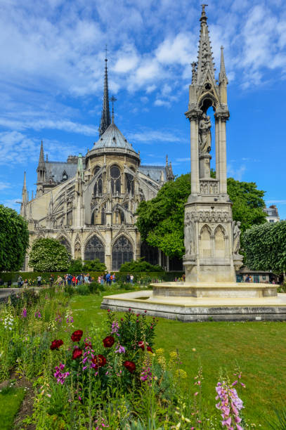istock Notre Dame Cathedral in Paris 694985950