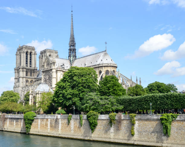 istock Notre Dame Cathedral in Paris 694985964