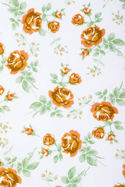 istock vintage style of tapestry flowers fabric pattern background 694989060
