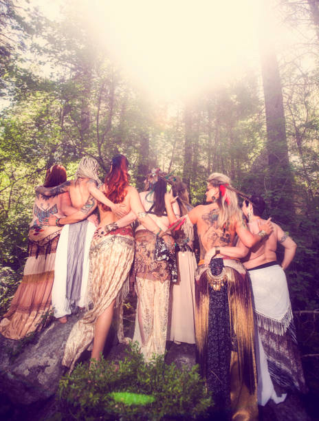 istock Tribal Belly Dancers in the Woods 695000720