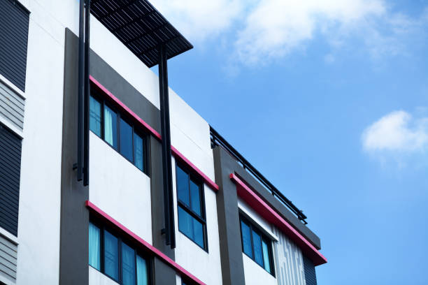 Top corner of condominium in Bangkok Ladprao area Ratchadaphisek 36