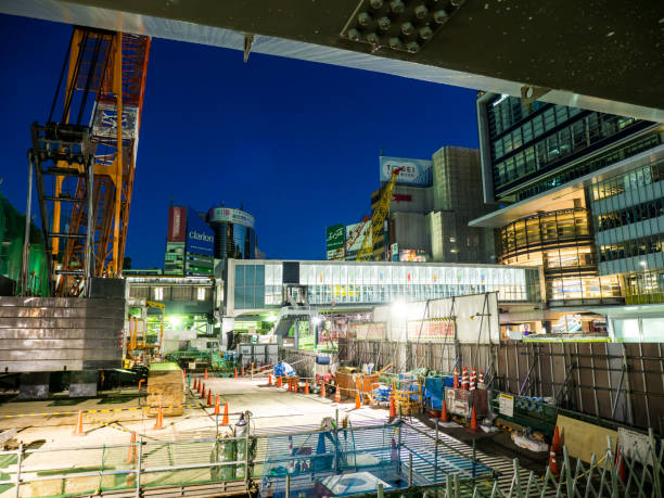 istock Tokyo shibuya night view 695018940