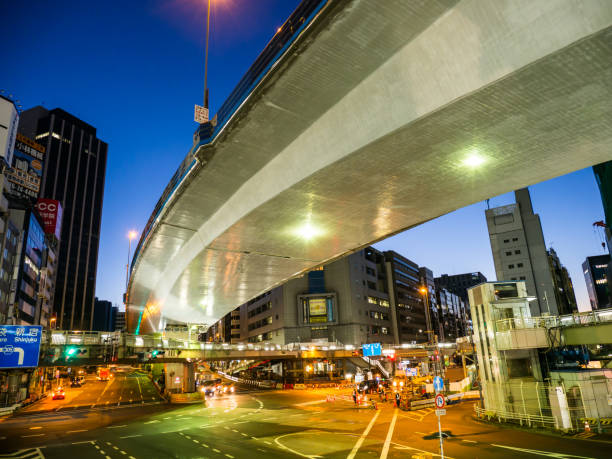 istock Tokyo shibuya night view 695018946
