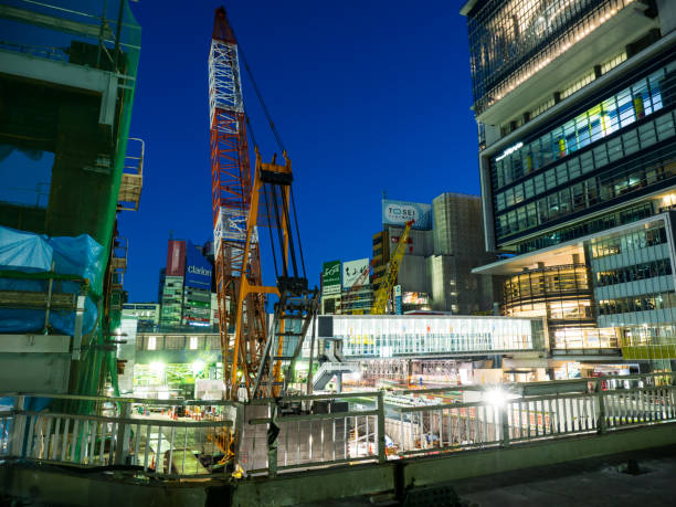 istock Tokyo shibuya night view 695018958
