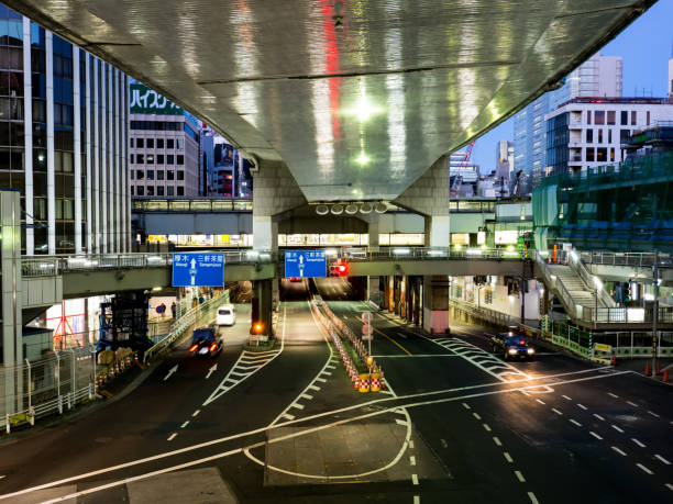istock Tokyo shibuya night view 695019086
