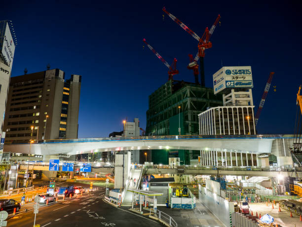 istock Tokyo shibuya night view 695019192