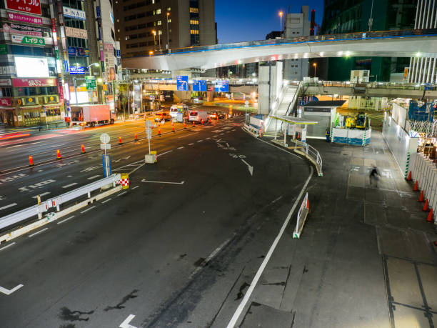 istock Tokyo shibuya night view 695019218