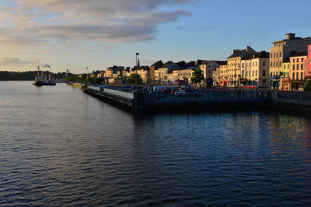 Waterford City Sunrise at Waterford in june calm water photos stock pictures, royalty-free photos & images