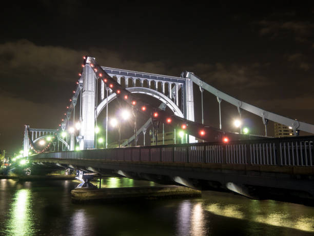istock Bridge night view in Japan 695038460