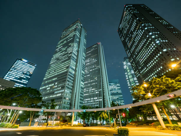 istock Japan shinjuku Night view 695044934