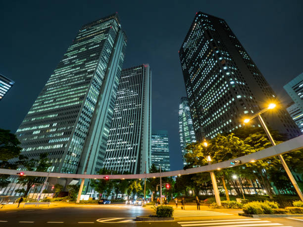 istock Japan shinjuku Night view 695044944