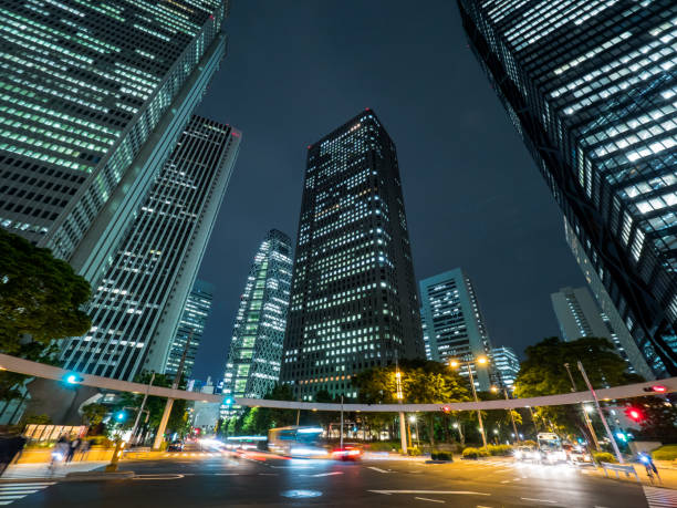 istock Japan shinjuku Night view 695044980