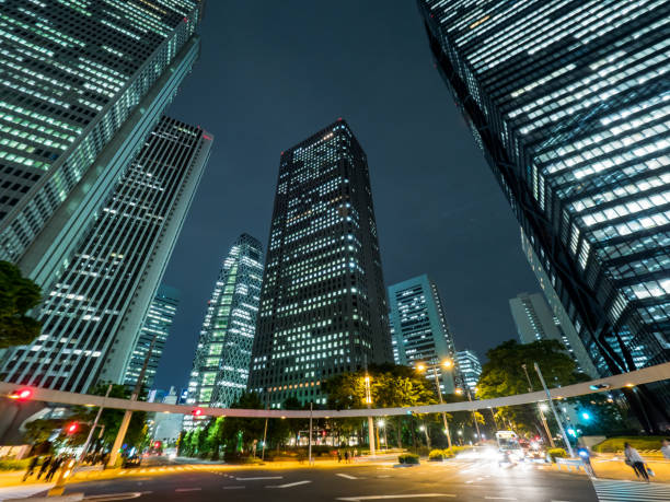 istock Japan shinjuku Night view 695044984