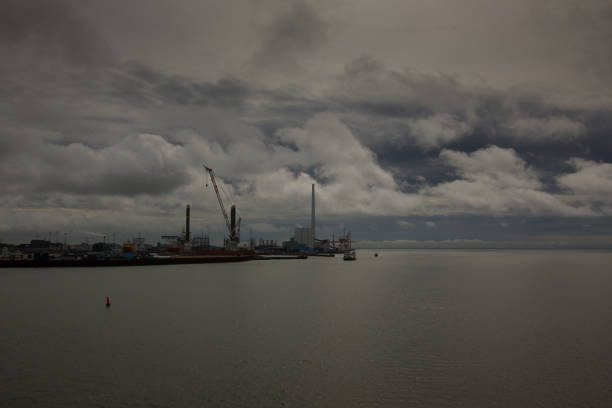 istock Esbjerg Harbour on a grey cloudy day 695052544