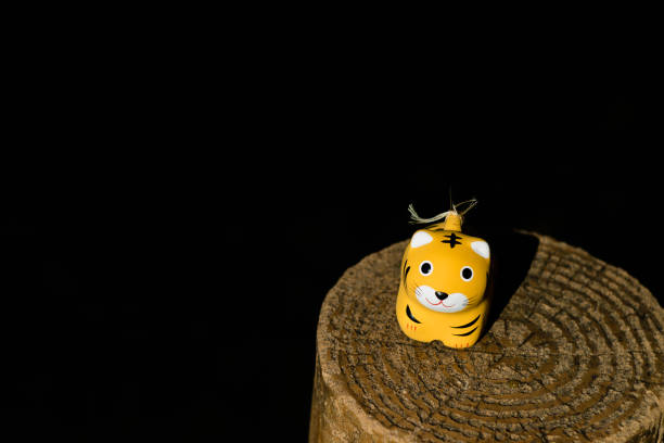 This cute little guy looks like a model tiger, but he is really a fertility charm from a Shinto shrine in Japan.