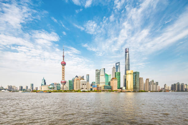 istock Shanghai Lujiazui skyline 695081670