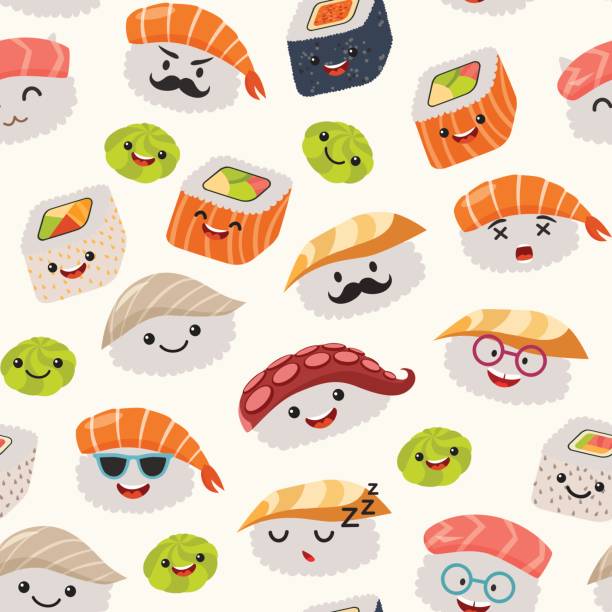 2,700+ Kawaii Sushi Stock Photos, Pictures & Royalty-Free Images - iStock
