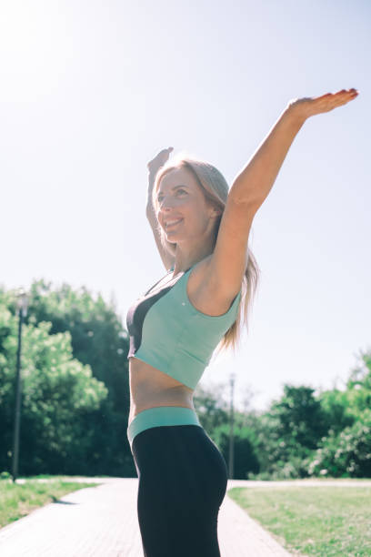 istock Woman training outdoors 695093938