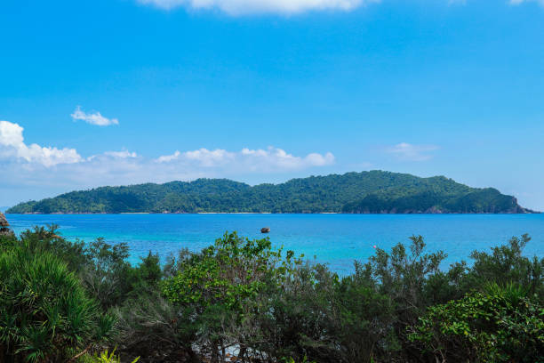 istock Tropical beach scenery, Andaman sea, Myanmar 695094866