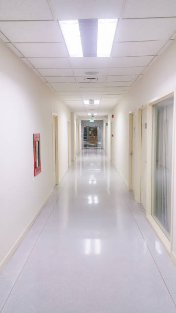 istock Corridor in hospital 695104786
