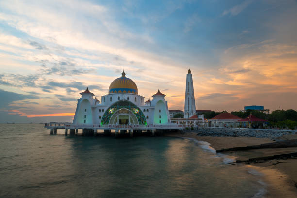 istock Malacca islam mosque is beutiful Malaysia islam mosque in Malacca, Malaysia. 695107992