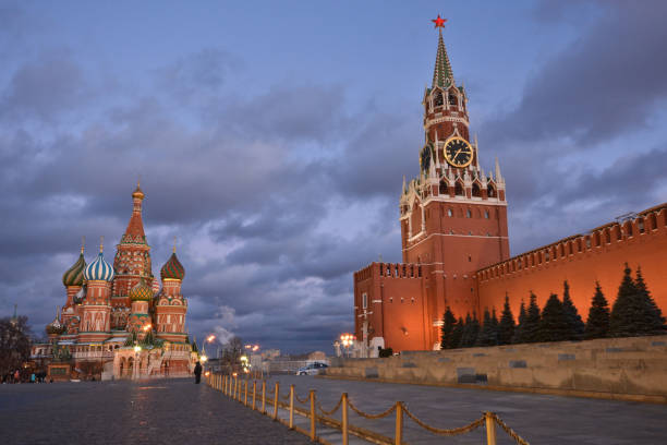 istock Evening on the Red Square of Moscow. 695108282