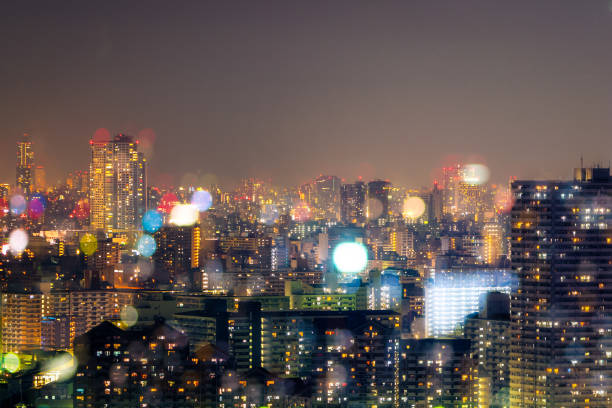 istock City nightlife, blur bokeh background 695119444
