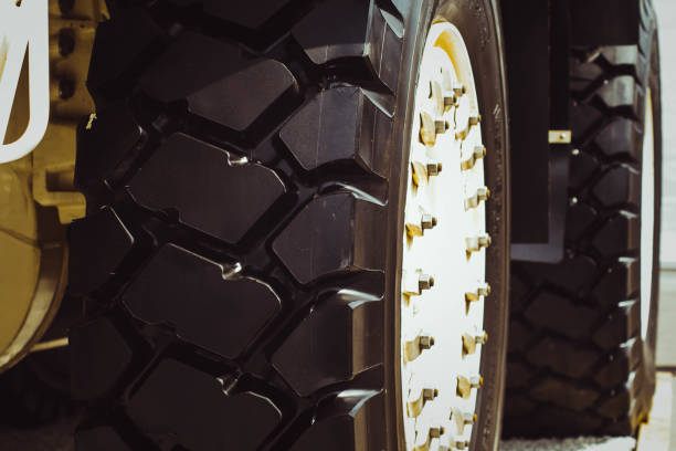 istock Truck tires new 695127874