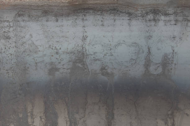 istock Texture sheet of iron with an overheating, traces of rust. 695130510