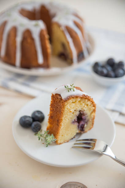 istock Lemons blueberry Gugelhupf 695137338