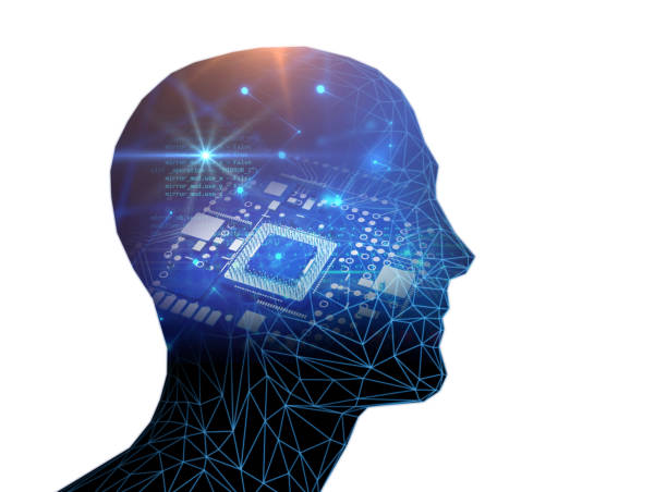 istock double exposure image of virtual human 3dillustration 695144104