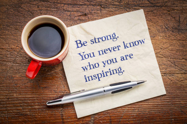 istock Be strong. You never know who you are inspiring. 695147610