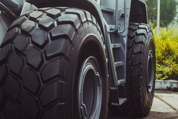istock Truck tires new 695148044