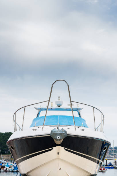 istock Luxury yatch out of the water 695148294
