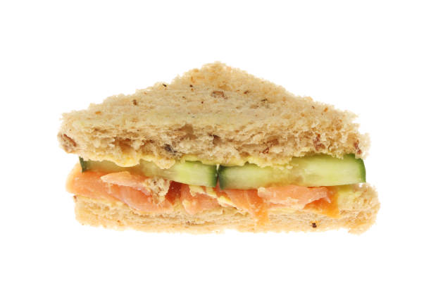 istock Smoked salmon sandwich 695154616
