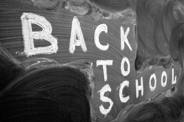 istock Back to school background with title 