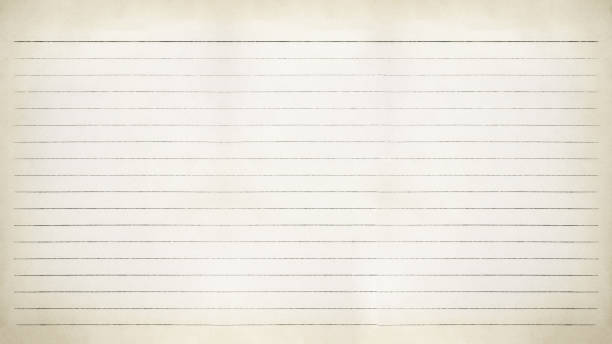 old page paper old paper 16 : 9 ratio  with line background ruled paper stock pictures, royalty-free photos & images