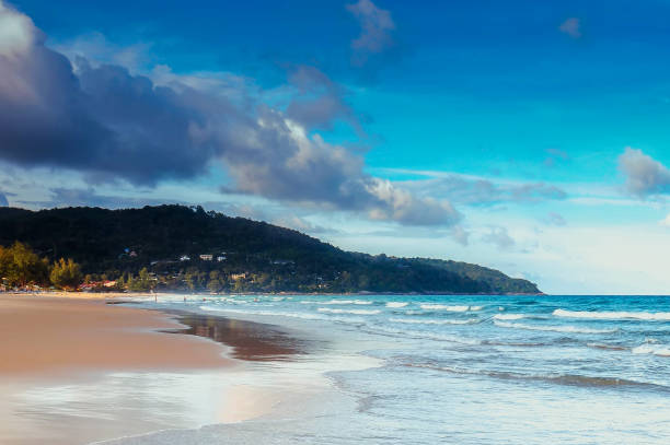 istock Tropical beach and blue sky in Phuket 695164638